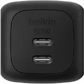 Belkin Chargeur Rapide Boostcharge Pro 50 W Avec 2 Ports Usb-c Et Power Delivery - Noir