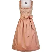 Spieth & Wensky Dirndl 'Hadema' orange