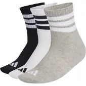 Adidas Chaussettes de sport 'Ess' gris / noir / blanc