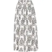 Usha Jupe nude / noir / blanc
