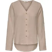ONLY Chemisier 'ONLThyra' beige foncé