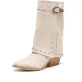 Salinyang Bottes de cowboy beige