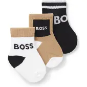 BOSS J53146 Socks 3 Pairs Multicolore EU 23 Garçon
