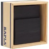 Kapla 40 CARR S NOIRS - Jeu de construction en bois 40 planches de construction de couleur noire