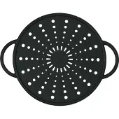 EMSA protection anti-projections SMART KITCHEN, 260 mm, anthracite 6in1 : protection anti-projections, passoire, dessous de plat, plaque de cuisson, surcuisson