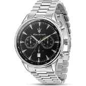 Maserati Hommes Montre Tradizione NA Date à guichet Bracelet en acier inoxydable R8873646004