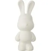J-Line Lapin Eddy Polyrésine Blanc Moyen