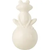 J-Line Grenouille sur pied Balle Porcelaine Blanche