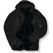 Result Veste softshell 3 couches à capuche recyclée, unie