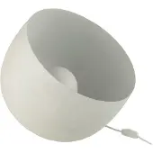 J-Line Lampe métal blanc large