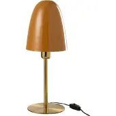 J-Line Lampe de table métal ocre/or