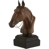 J-Line Tête de cheval Poly brun