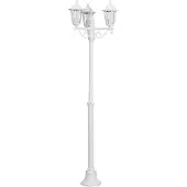 Eglo 22996 Laterna 5 Lampadaire d'extérieur 3-flamme Ø 55cm Blanc Clair