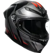 AGV K6 N Carve Casque Intégral Mat/Noir/Gris/Rouge M unisex