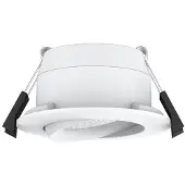 Lyora Spot encastrable à LED Tevo blanc - 3000K