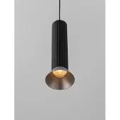 Lyora Suspension Luvia noir avec bronze
