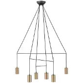 Lyora Lampe suspendue dorée Imbria bureau