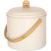 SAS Seau à compost rond 7l crème - Pebbly - NBA167 -