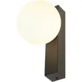 SLV SUN, applique murale, carrée, 1x max. 40W, ampoule LED, G9, PHASE, noir 1008123