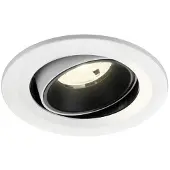 SLV Spot encastré Numinos Move S blanc/noir 4000K - 20 deg