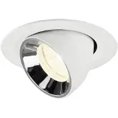 SLV Spot encastré Numinos Gimble XS blanc/chrome 4000K - 20 deg