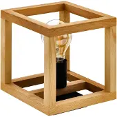 Eglo Lampe de table en bois Blackcrown 1