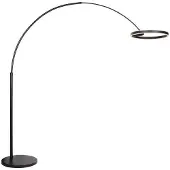 Steinhauer Lampe à arc design Ringlux noir
