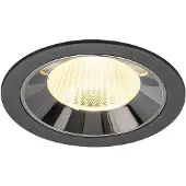 SLV Spot encastré Numinos L noir/chrome 3000K - 40 deg