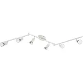 Eglo Lampe de plafond Buzz-Led Blanc à 6 lumières