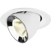 SLV Spot encastré Numinos Gimble M blanc/chrome 4000K - 20 deg