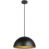 SLV Suspension design Forchini M 40 noir avec or Ø 40cm