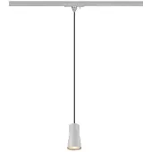 SLV PURI 2.0 Cone, 1 lampe suspendue, GU10, longueur de suspension 200cm, 1x max. 6W, gris 1008261