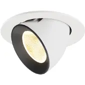 SLV Spot encastré Numinos Gimble L blanc/noir 3000K - 20 deg