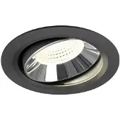 SLV Spot encastré Numinos Move XL noir/chrome 4000K - 55 deg