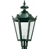 Ks Verlichting Lampe lanterne nostalgique Bergum K7B avec couronnes - noir
