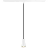 SLV PURI 2.0 Cone, 1 lampe suspendue, GU10, longueur de suspension 200cm, 1x max. 6W, blanc 1008260