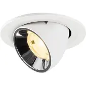 SLV Spot encastré Numinos Gimble S blanc/chrome 3000K - 20 deg