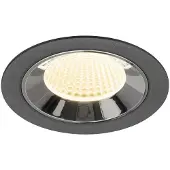 SLV Spot encastré Numinos M noir/chrome 3000K - 40 deg