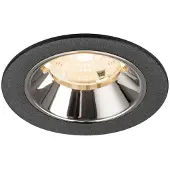 SLV Spot encastré Numinos S noir/chrome 2700K - 55 deg
