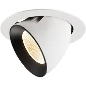 SLV Spot encastré Numinos Gimble XL blanc/noir 2700K - 20 deg
