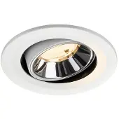 SLV Spot encastré Numinos Move S Blanc/Chrome 2700K - 55 deg