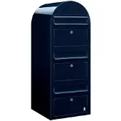 Bobi Boites aux lettres Trio 5004 Noir-bleu