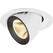 SLV Spot encastré Numinos Gimble M blanc/noir 2700K - 20 deg