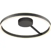 SLV Plafonnier design One 60 noir Ø 60cm