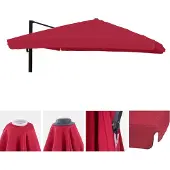 Mendler Toile de rechange pour parasol -A96 3,5x3,5m