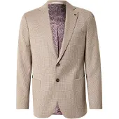 Michael Kors Veste de costume marron / blanc cassé