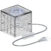 Calex Lampe de table en verre Glasser