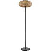 SLV Lampadaire Adegan Solar rotin solaire