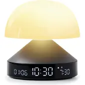 Lexon - Lampe/réveil Mina Sunrise (gun metal)