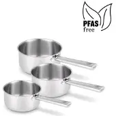 Beka Série de 3 casseroles inox 16/18/20cm - - 101041 - cicla